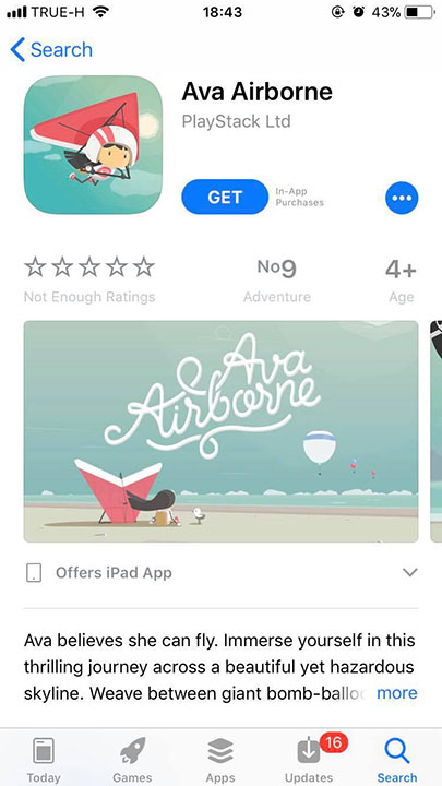 Game Ava Airborne Footer