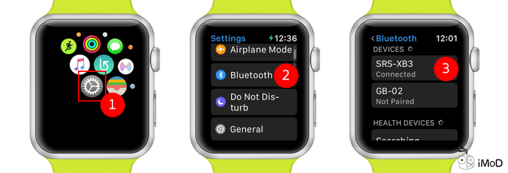 How To Pair Apple Watch Bluetooth With Headphone Or Bluetoot Speaker 1