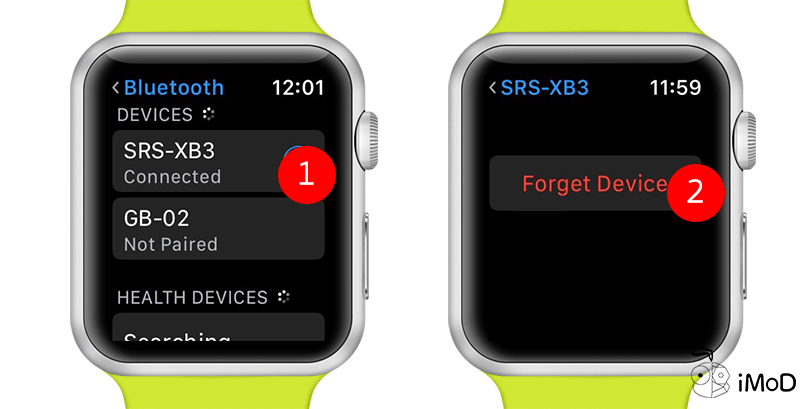 connect bluetooth to apple watch