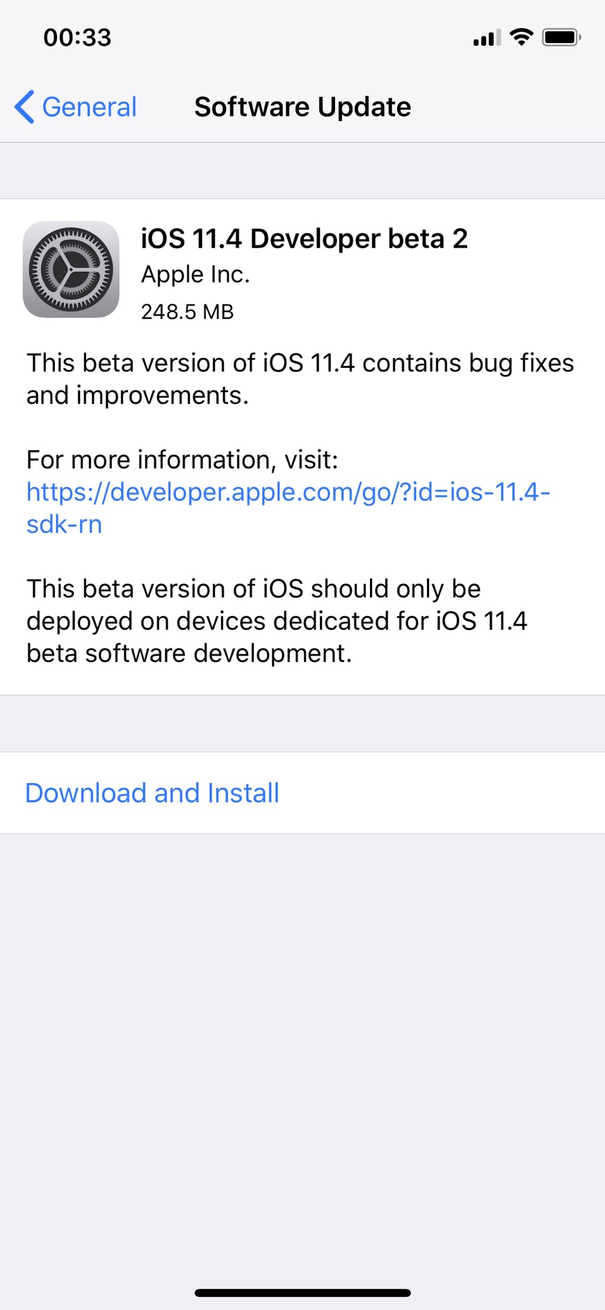 Ios 11 4 Beta 2 Seed 2