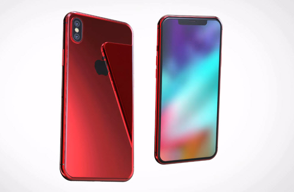 Iphone X X Plus Red Concept 004