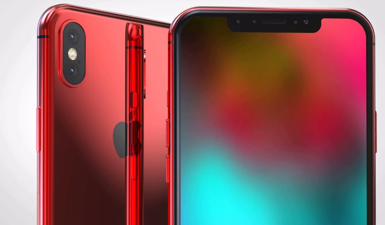 Iphone X X Plus Red Concept 007