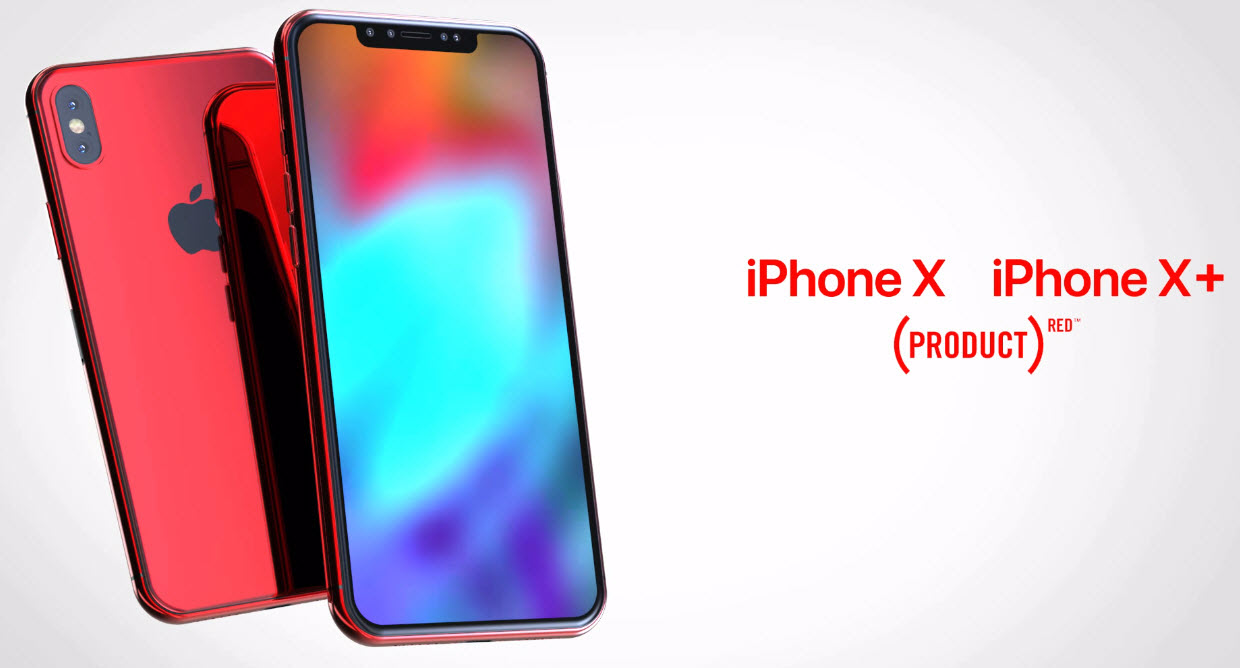 Iphone X X Plus Red Concept 010