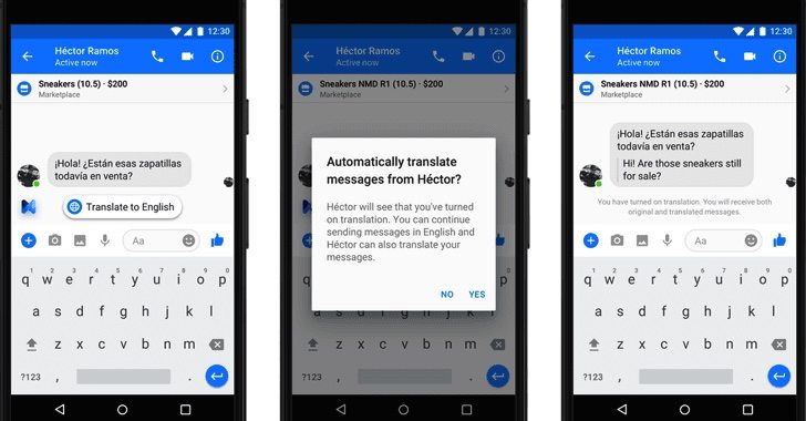 Facebook Messenger Translation