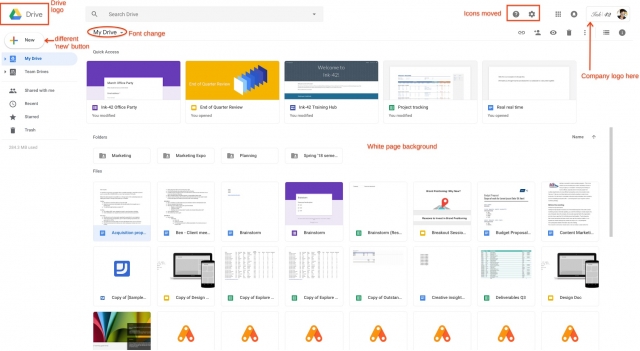 Google Drive Ui Change Like Gmail 2