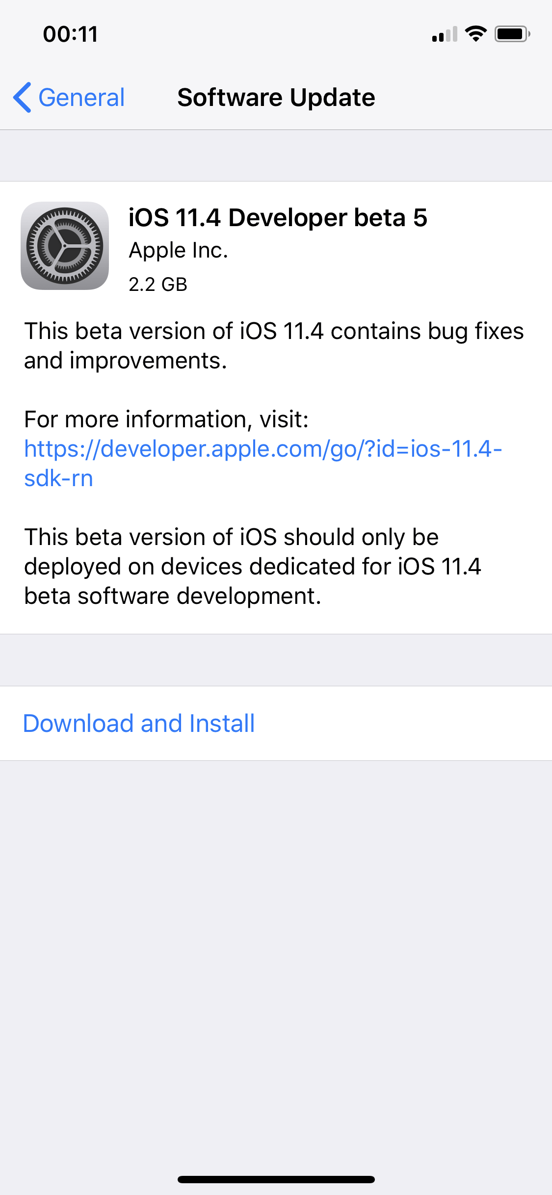 Ios 11 4 Beta 5 Download