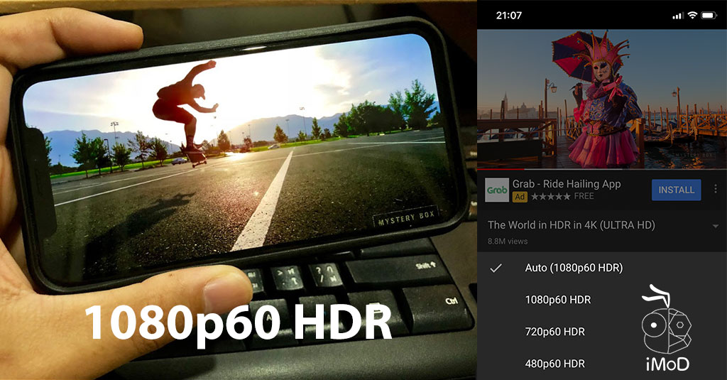 Youtube Support Hdr Iphone X