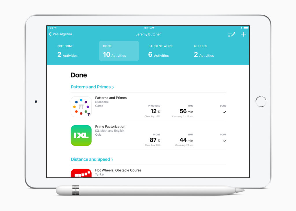 Schoolwork Studentprogess 062618