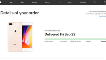 Apple Redesign Orders Page Website