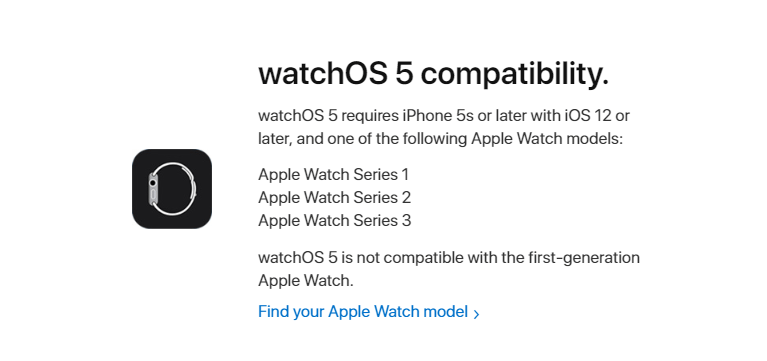 watchos 5 compatibility
