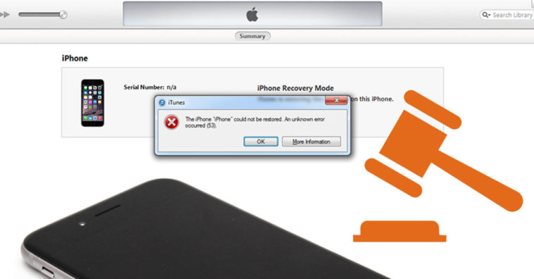 Error 53 Fine Apple Australia