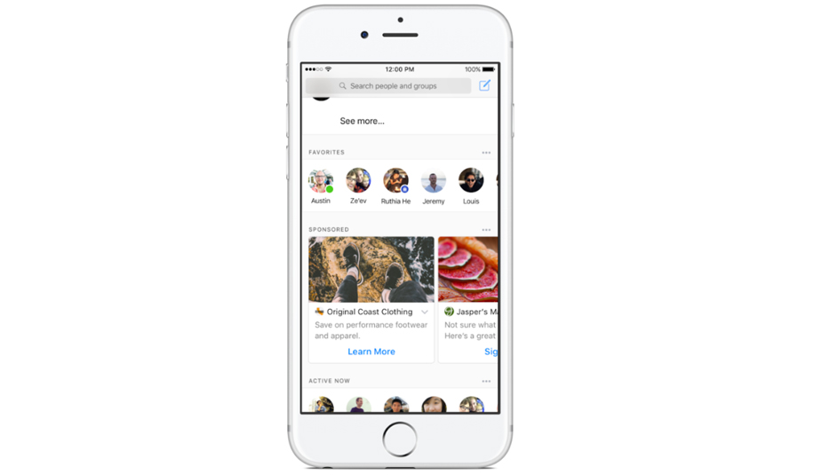 Facebook Rolling Video Ads Messenger 1