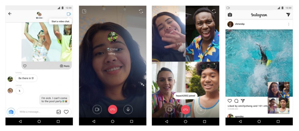 Instagram New Feature Video Chat Channel Explore Story Effect 1