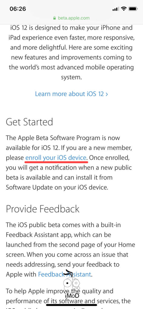 Ios Public Beta Install 005