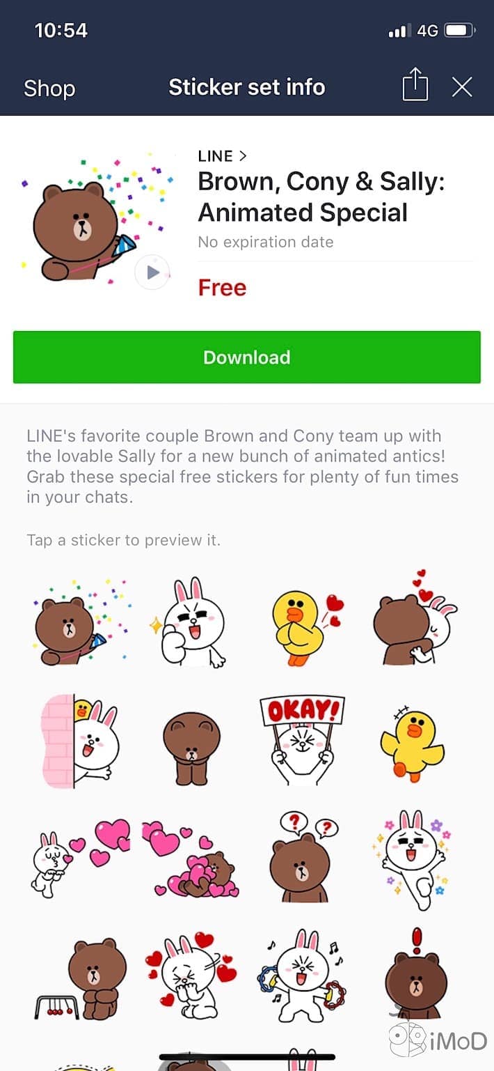 Line Sticker Free Jun2018 1