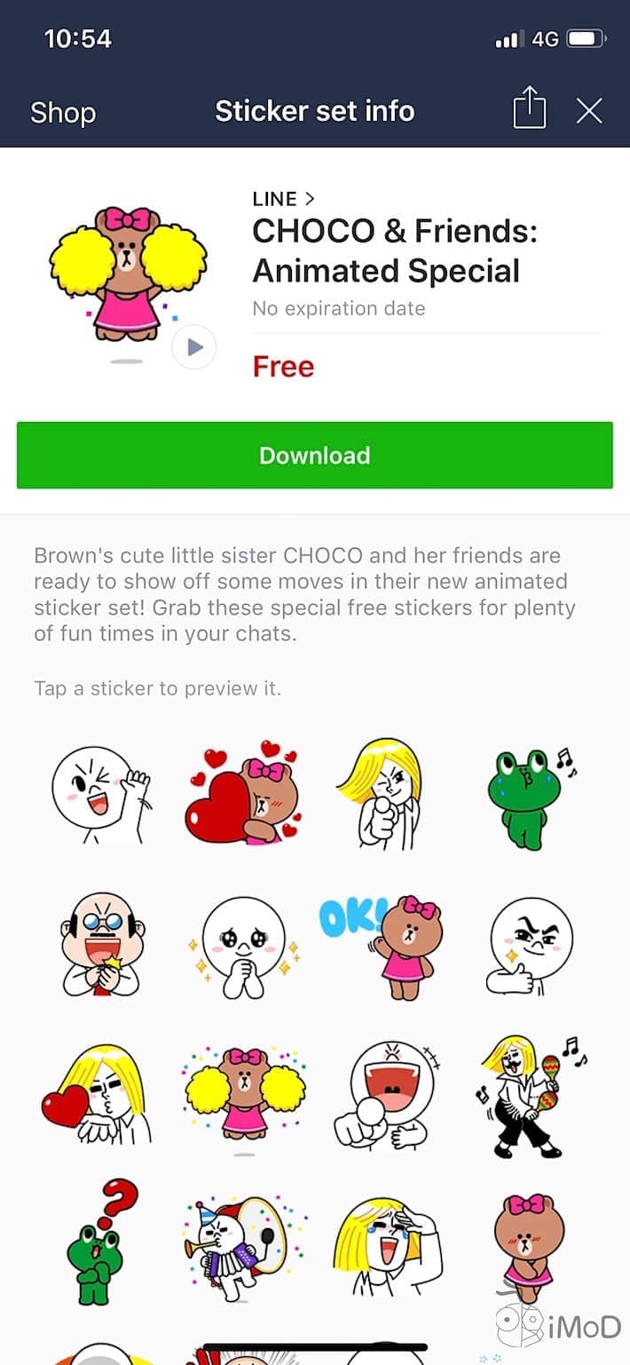 Line Sticker Free Jun2018 3