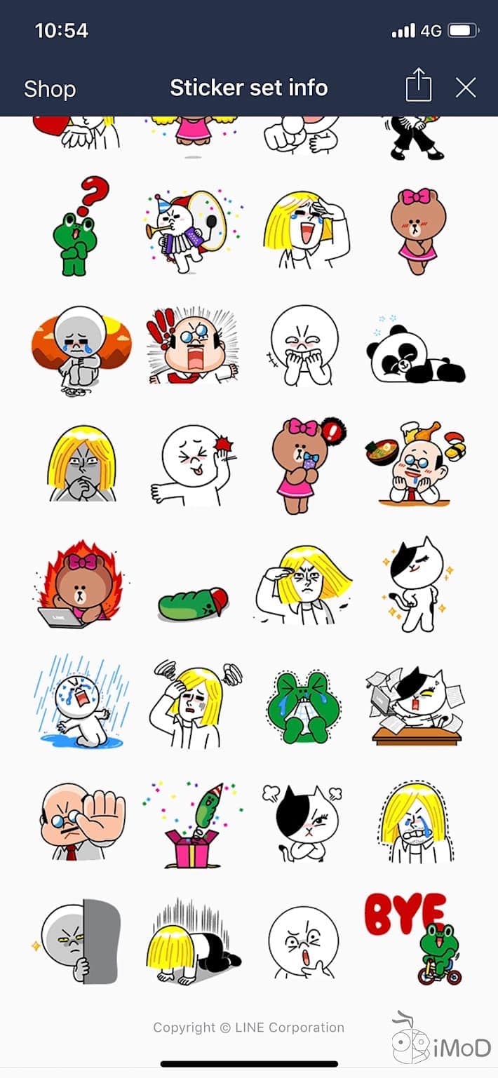 Line Sticker Free Jun2018 4