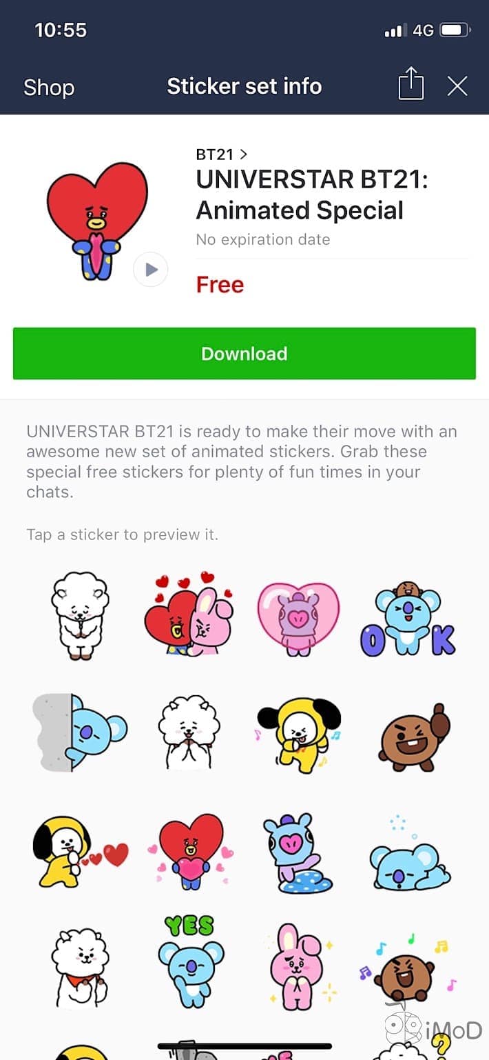 Line Sticker Free Jun2018 5