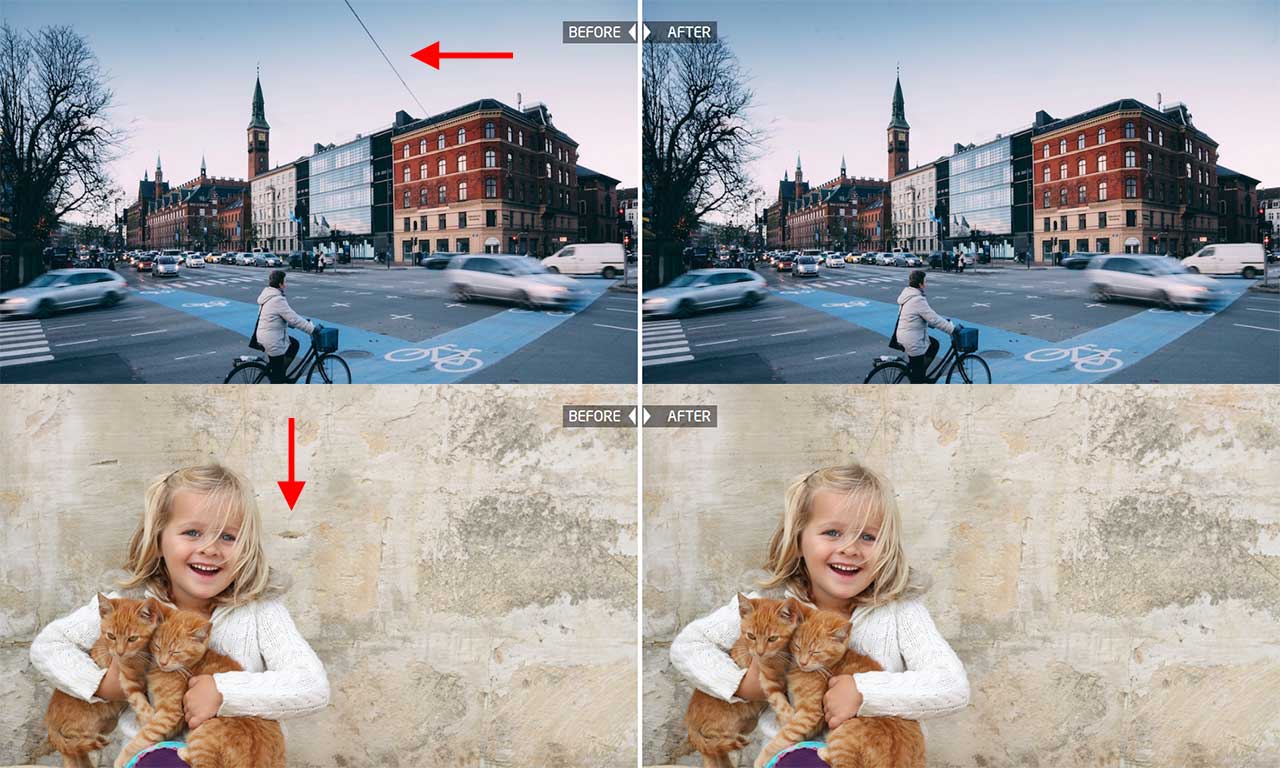 TouchRetouch แอปรีทัชรูปภาพ ลบส่วนเกินในภาพออกไปได้แทบทุกชนิด