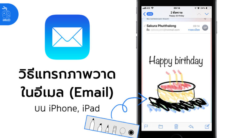 How To Insert Drawing In Mail Ios 11