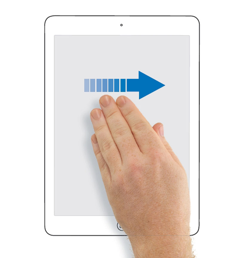 How To Use Ipad Gesture 4 5 Fingers 4