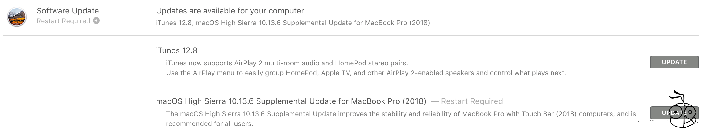 Macos 10.13.6 Supplemental Update For Macbook Pro 2018