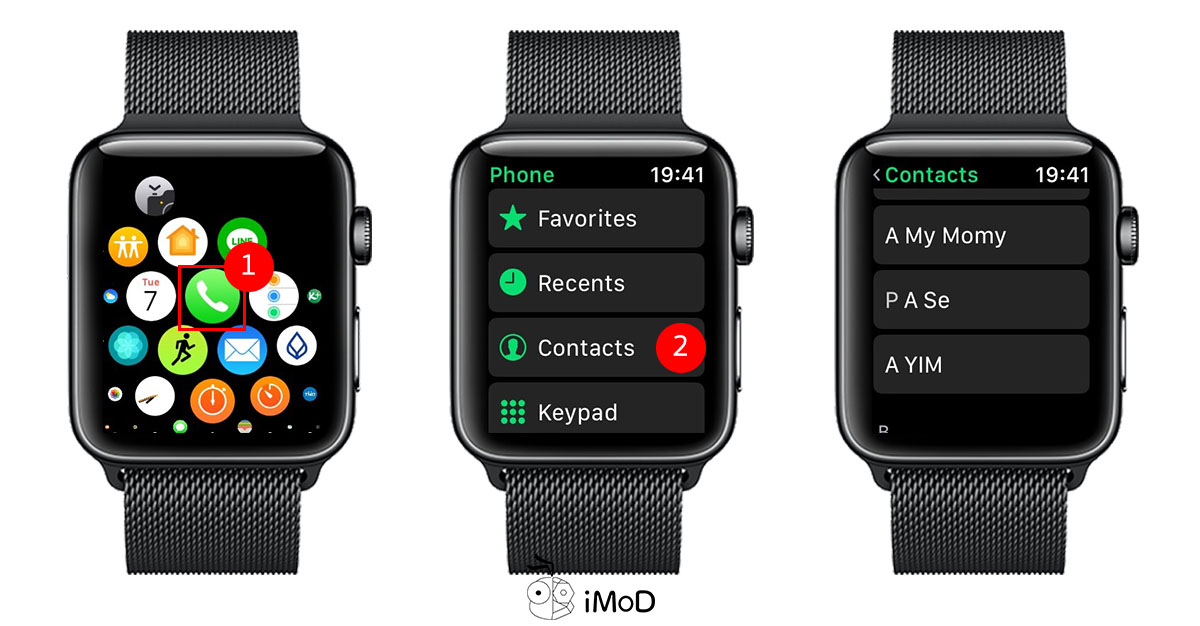 iwatch contacts