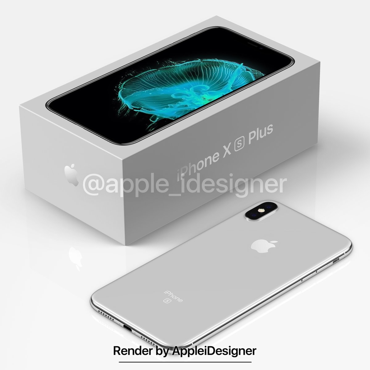Iphone X Plus Render By Appleidesigner 3
