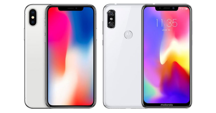 Motorola P30 Inspired By Iphone X