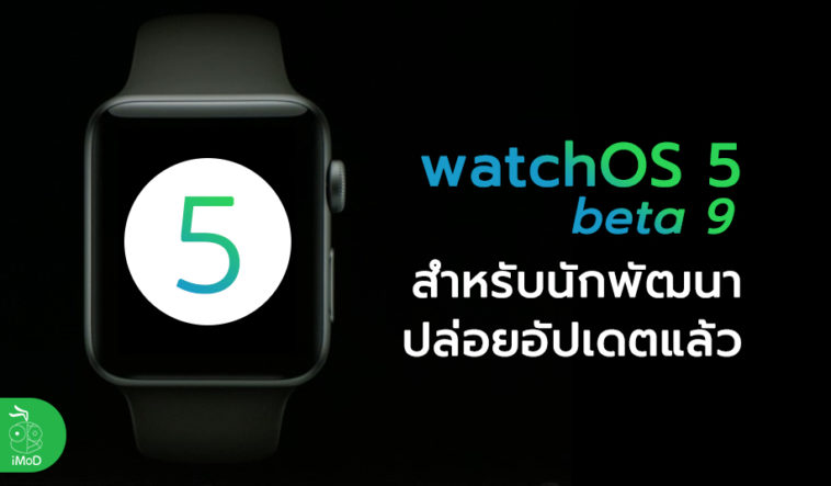Watchos 5 Beta 9 Developer Seed Update