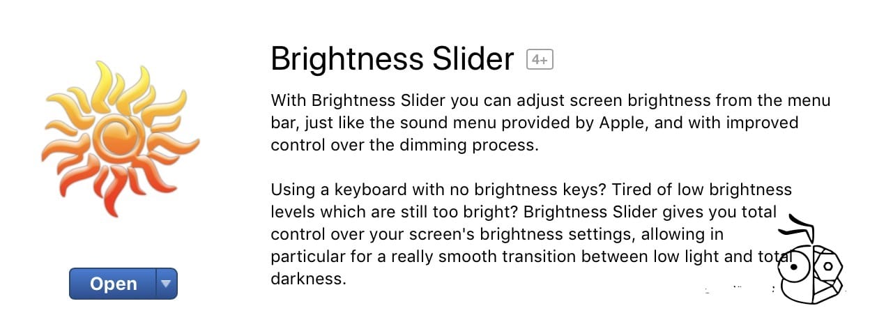 Brightness Slider Mac App Store
