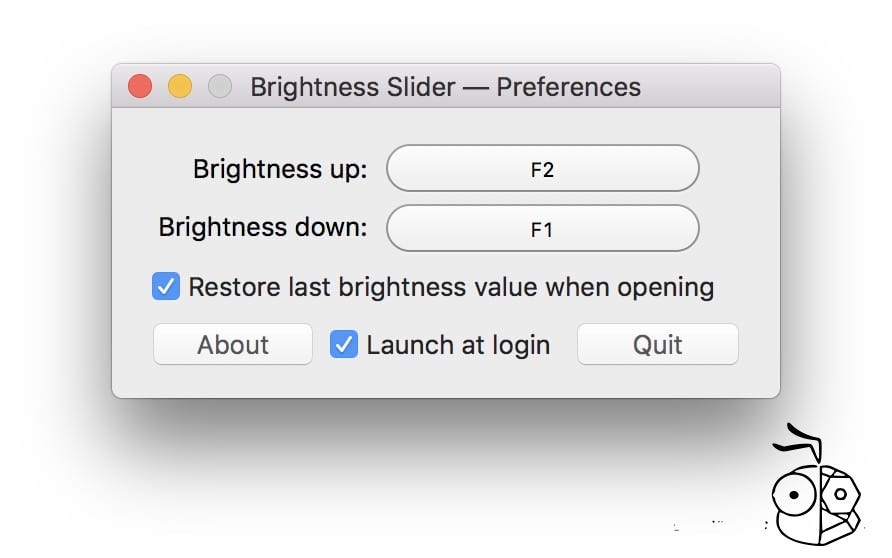 Brightness Slider Shortcut
