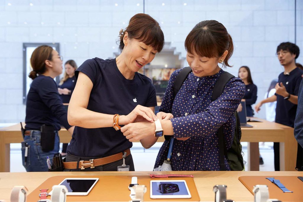 Iphone Xs Apple Watch Series 4 Availability Kyoto Apple Team Member 09202018