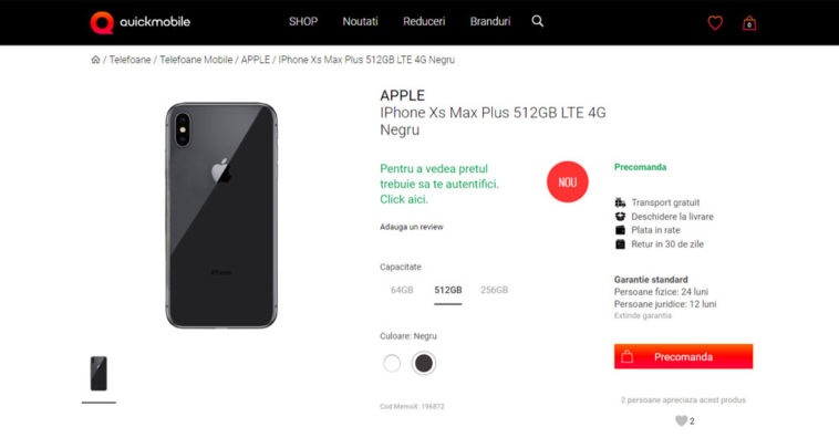 Iphone Xs Pre Orders By Romanian Carrier Before Event 2018