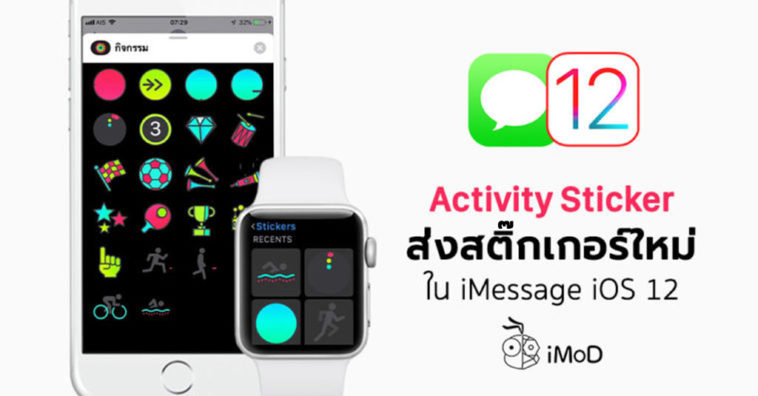 Activity Sticker In Imessage Ios 12 Cover