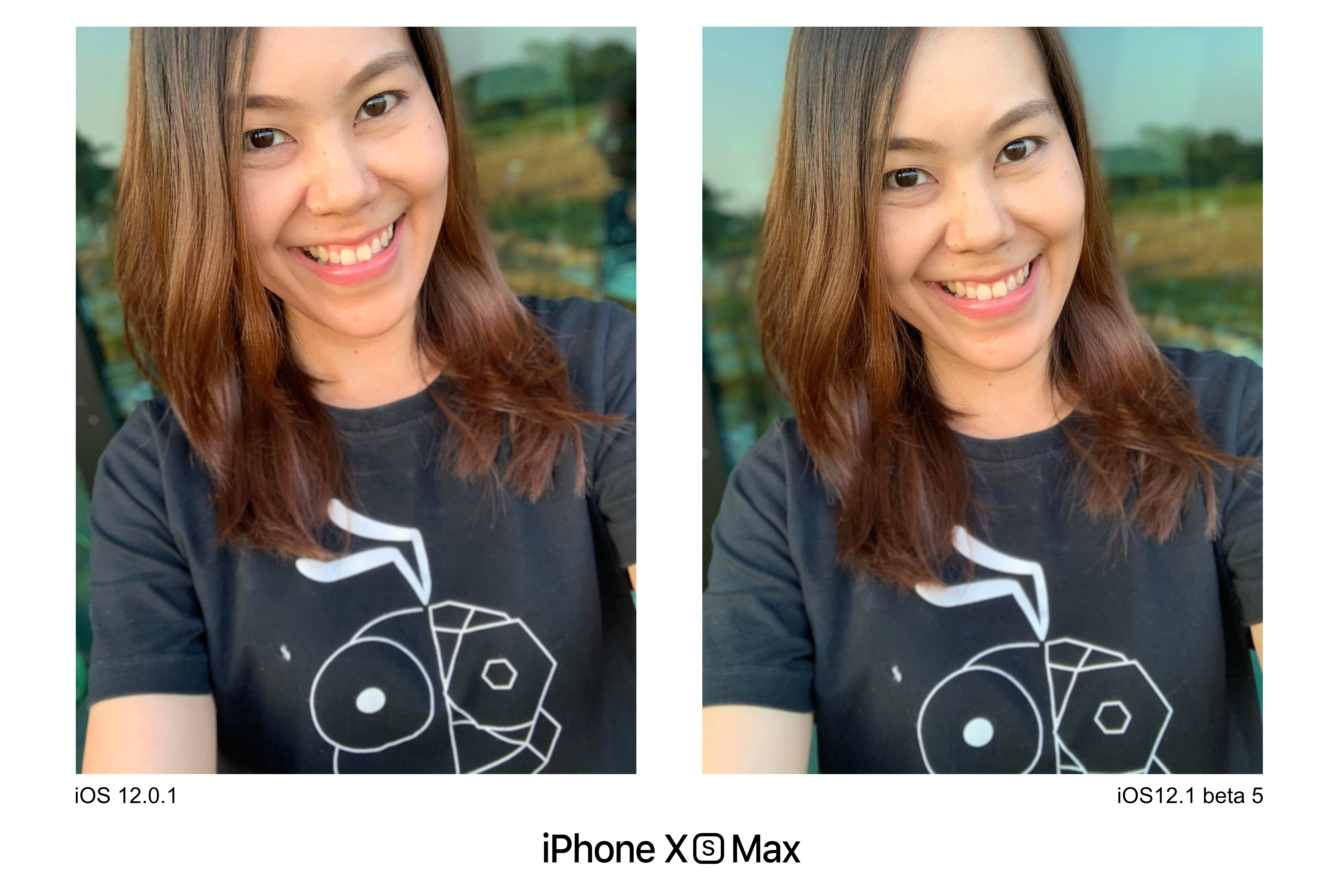 Shot On Iphone Xs Max Ios 12.0.1 Vs 12.1