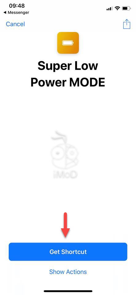 Super Low Power Mode Siri Shortcut Ios 12 Img 1