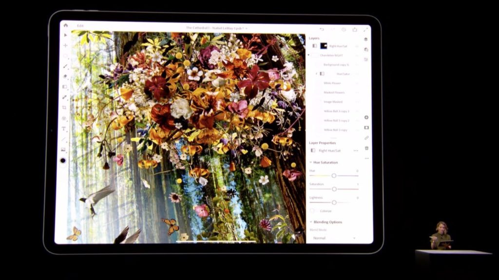 Ipad Pro 2018 Photoshop At Apple Event