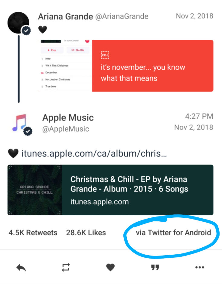 Apple Music Account Use Android Device Post At Twitter Img 1