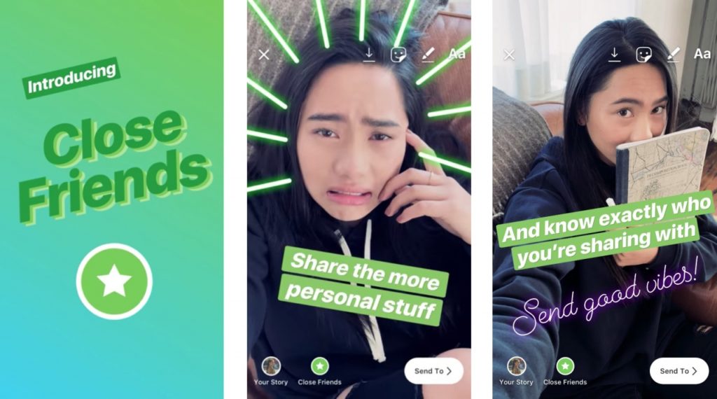 Instagram Close Friend Share Story 1