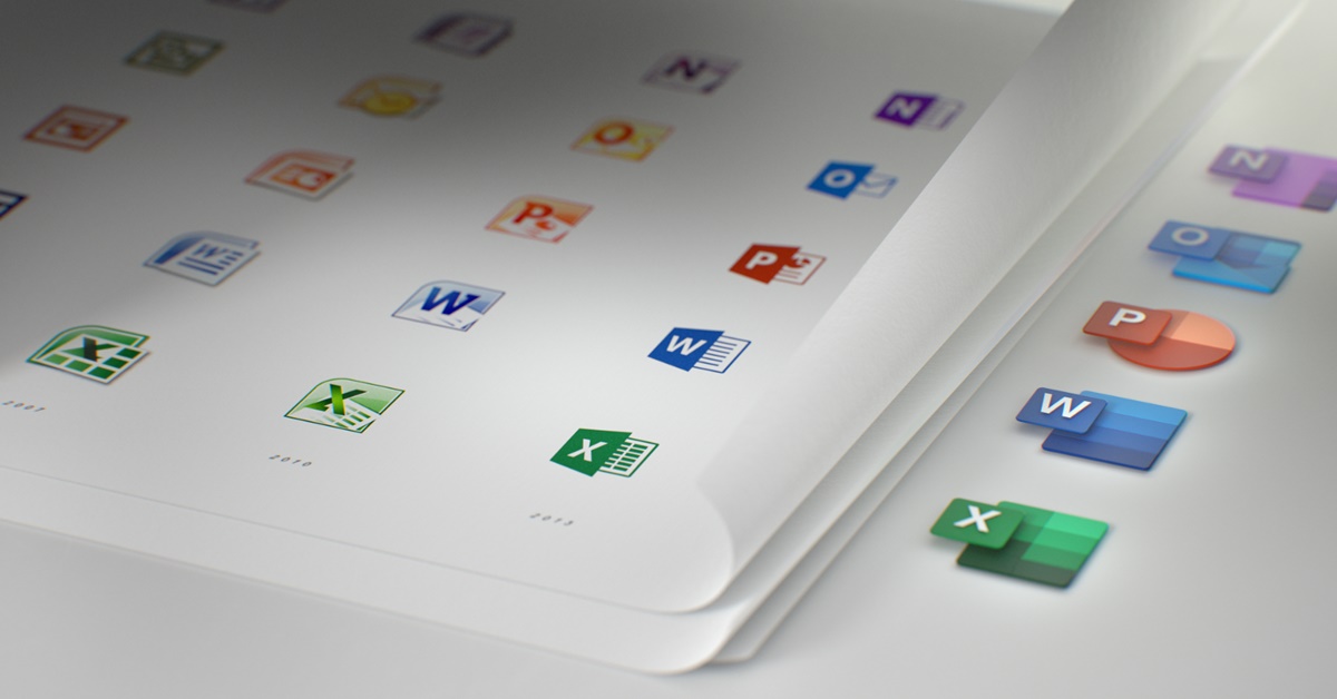 Microsoft เปลี่ยนไอคอนใหม่ของ Office หลังไม่ได้เปลี่ยนมา 5 ปี