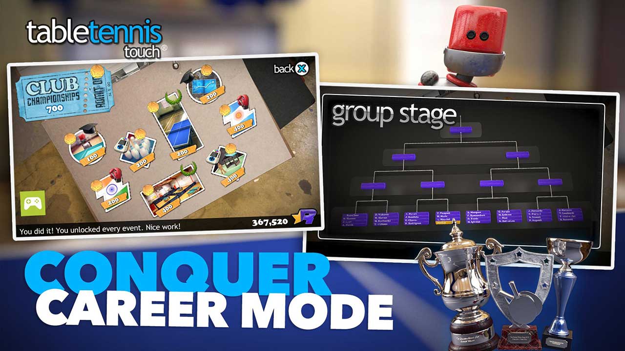 Game Table Tennis Touch Content1