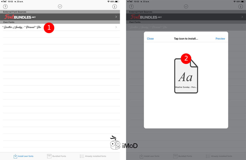 How To Install Other Font Iphone Ipad 3