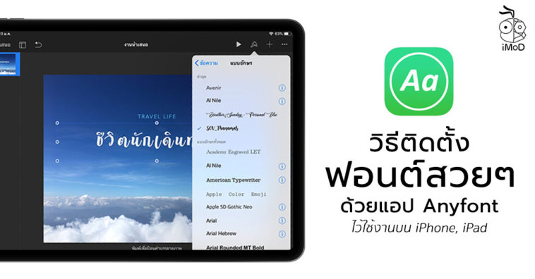 How To Install Other Font Iphone Ipad Cover