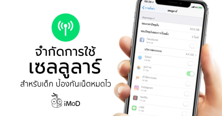 How To Restriction Cellular Data Iphone Ipad