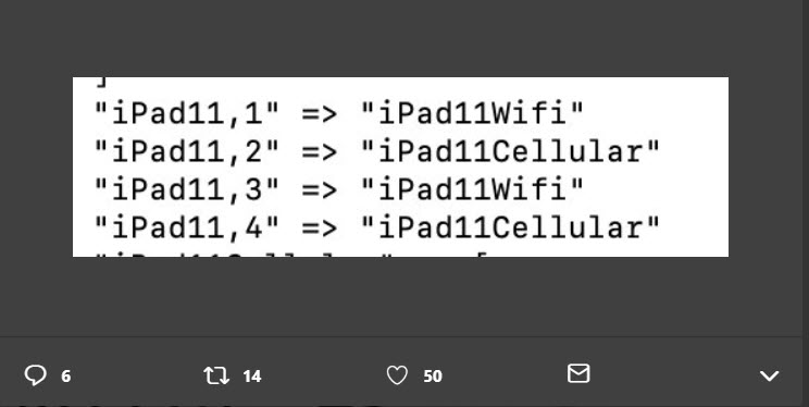 New Ipad Ipod Touch Model Number Spotted At Ios 12 2 Beta Ecc Database Img 1