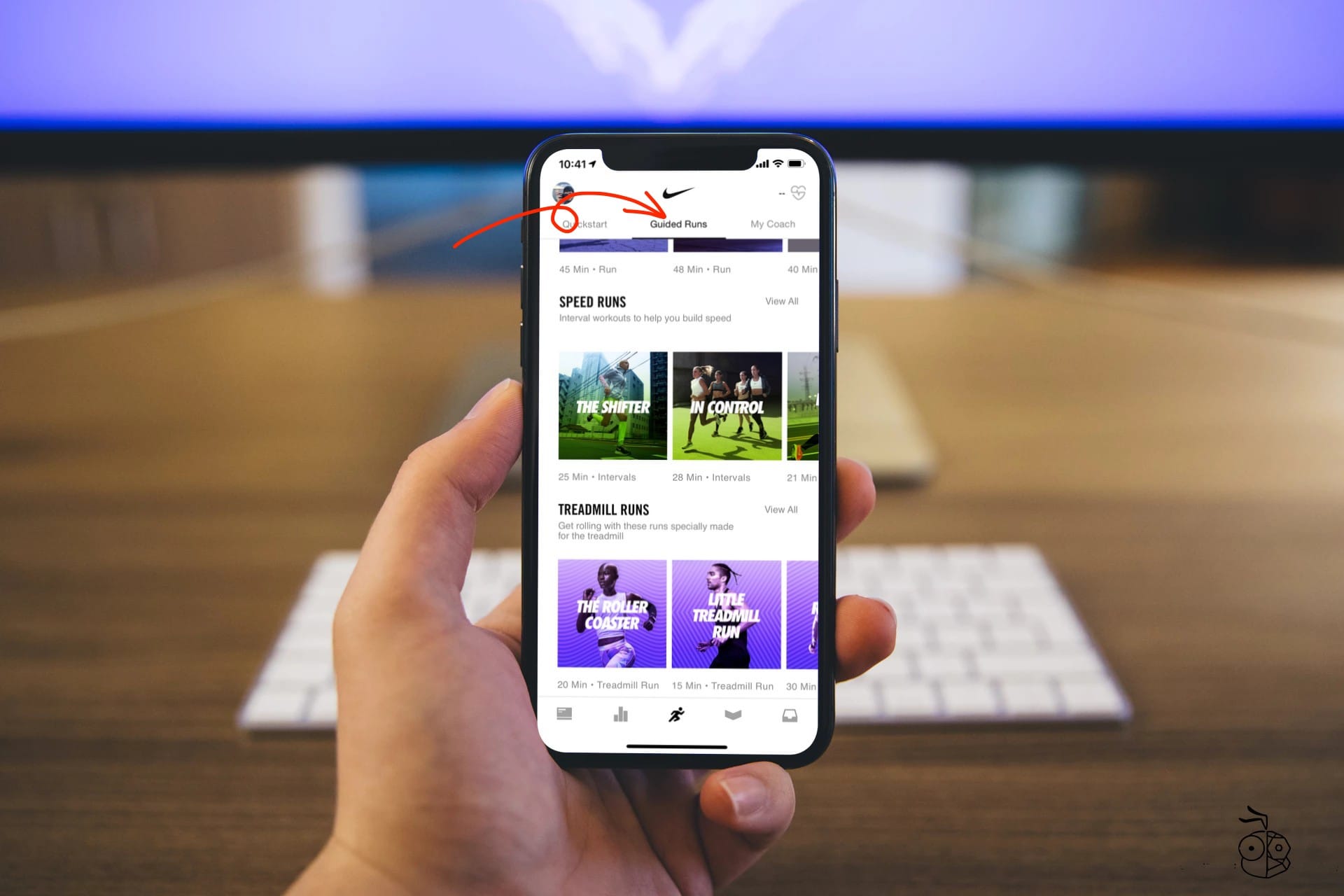 Nike Run Club Guided Run Iphone X