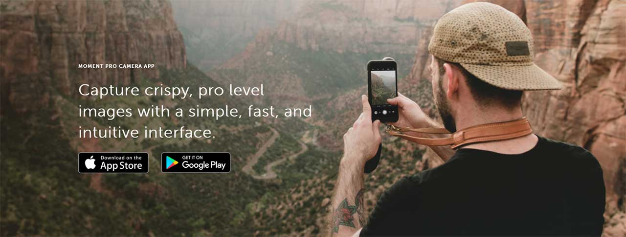 App Moment Pro Camera Footer