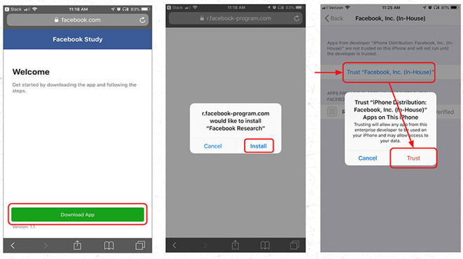 Facebook Enterprise Cert
