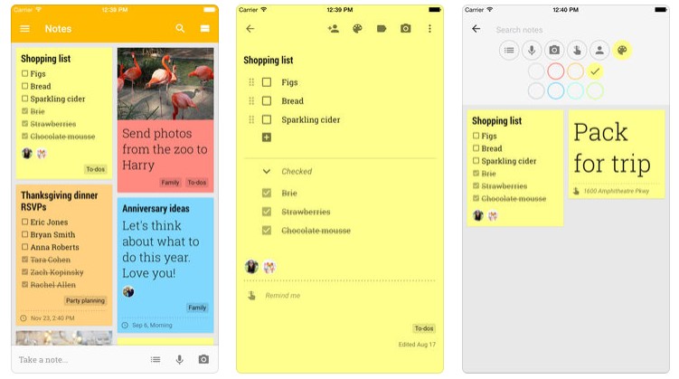 Google Keep Support Apple Watch 1